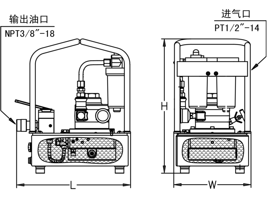 PA4系列小型氣動(dòng)工具泵